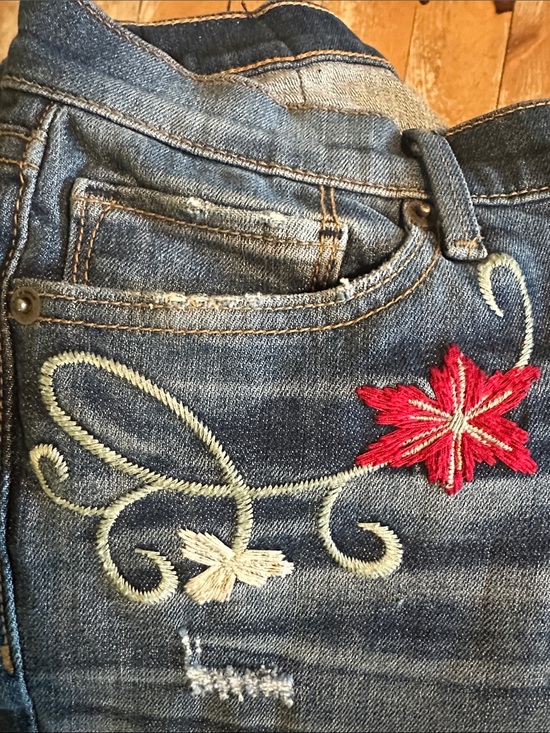 DRIFTWOOD Denim - Driftwood Embroidered Skinny Leg Jeans